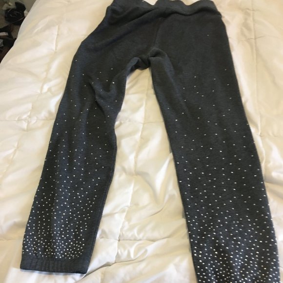 grey sweat pants with sparkle - Picture 1 of 2